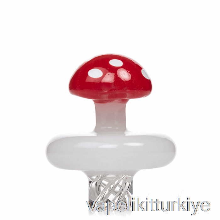 Elektronik Sigara Kalemi Vape Mate Mj Arsenal Mantar Spinner Karbonhidrat Kapağı Kırmızı Beyaz